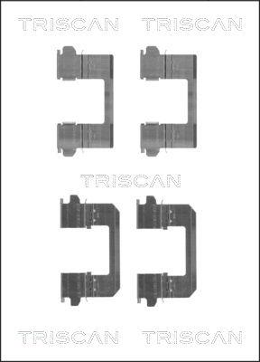 Triscan 8105 141601 - Tarvikesarja, jarrupala inparts.fi