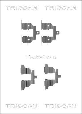 Triscan 8105 141602 - Tarvikesarja, jarrupala inparts.fi