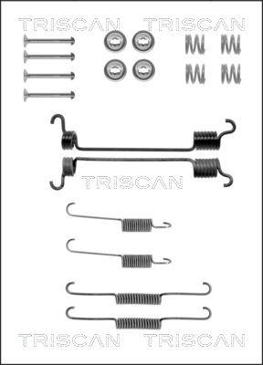 Triscan 8105 142561 - Tarvikesarja, jarrukengät inparts.fi