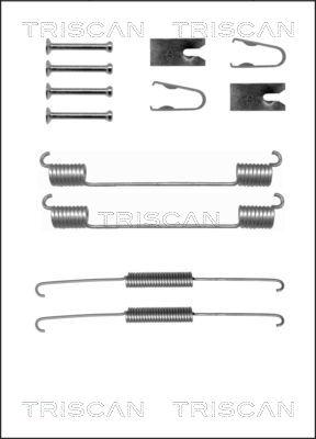 Triscan 8105 152555 - Tarvikesarja, jarrukengät inparts.fi