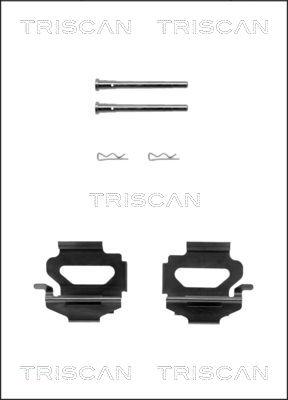 Triscan 8105 161574 - Tarvikesarja, jarrupala inparts.fi