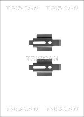 Triscan 8105 161620 - Tarvikesarja, jarrupala inparts.fi