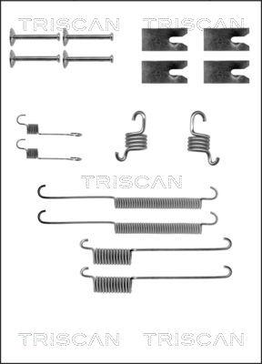 Triscan 8105 162584 - Tarvikesarja, jarrukengät inparts.fi