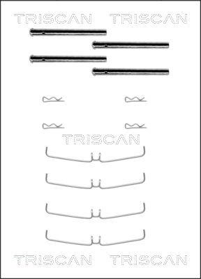 Triscan 8105 101456 - Tarvikesarja, jarrupala inparts.fi