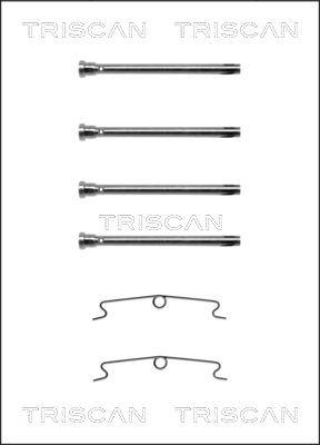 Triscan 8105 101557 - Tarvikesarja, jarrupala inparts.fi