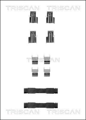 Triscan 8105 101504 - Tarvikesarja, jarrupala inparts.fi