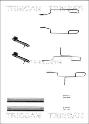 Triscan 8105 101589 - Tarvikesarja, jarrupala inparts.fi