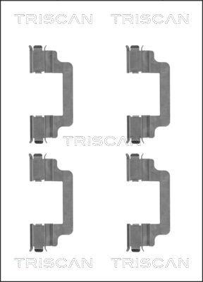 Triscan 8105 101659 - Tarvikesarja, jarrupala inparts.fi