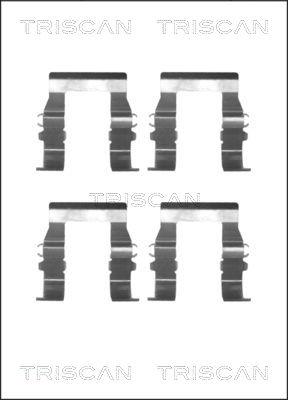 Triscan 8105 101600 - Tarvikesarja, jarrupala inparts.fi