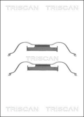 Triscan 8105 101626 - Tarvikesarja, jarrupala inparts.fi