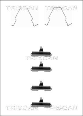 Triscan 8105 101622 - Tarvikesarja, jarrupala inparts.fi