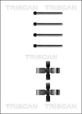 Triscan 8105 101141 - Tarvikesarja, jarrupala inparts.fi