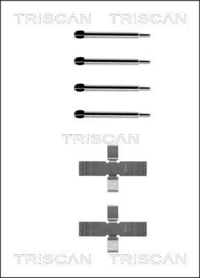 Triscan 8105 101288 - Tarvikesarja, jarrupala inparts.fi