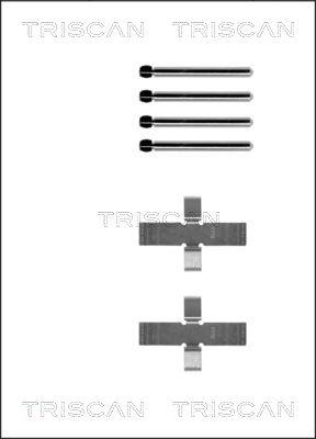 Triscan 8105 101237 - Tarvikesarja, jarrupala inparts.fi