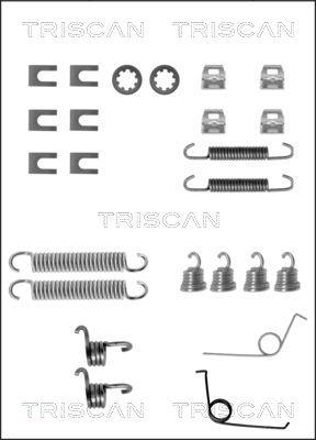 Triscan 8105 102498 - Tarvikesarja, jarrukengät inparts.fi