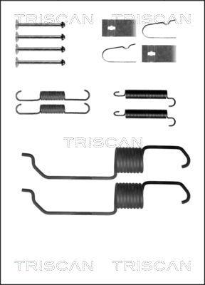 Triscan 8105 102591 - Tarvikesarja, jarrukengät inparts.fi