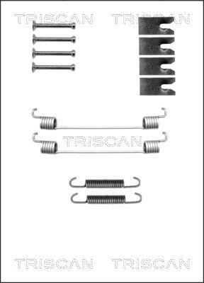 Triscan 8105 102598 - Tarvikesarja, jarrukengät inparts.fi