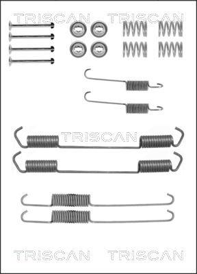 Triscan 8105 102550 - Tarvikesarja, jarrukengät inparts.fi