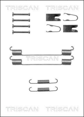 Triscan 8105 102612 - Tarvikesarja, jarrukengät inparts.fi