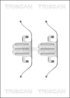 Triscan 8105 111620 - Tarvikesarja, jarrupala inparts.fi