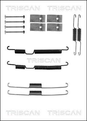 Triscan 8105 182008 - Tarvikesarja, jarrukengät inparts.fi