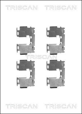 Triscan 8105 131644 - Tarvikesarja, jarrupala inparts.fi