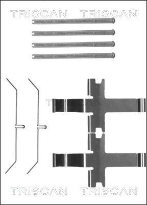 Triscan 8105 131647 - Tarvikesarja, jarrupala inparts.fi