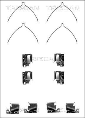 Triscan 8105 131619 - Tarvikesarja, jarrupala inparts.fi