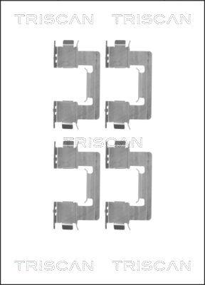 Triscan 8105 131634 - Tarvikesarja, jarrupala inparts.fi