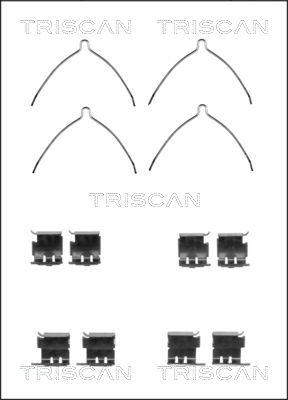 Triscan 8105 131630 - Tarvikesarja, jarrupala inparts.fi