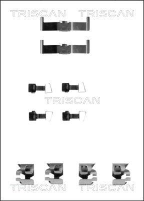 Triscan 8105 131159 - Tarvikesarja, jarrupala inparts.fi