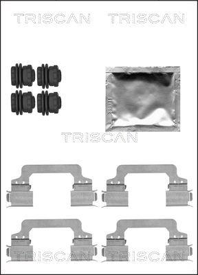 Triscan 8105 171602 - Tarvikesarja, jarrupala inparts.fi