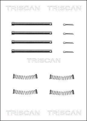 Triscan 8105 171004 - Tarvikesarja, jarrupala inparts.fi