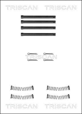 Triscan 8105 171005 - Tarvikesarja, jarrupala inparts.fi