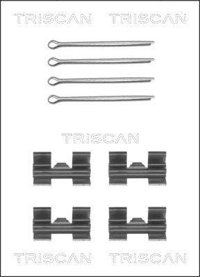 Triscan 8105 171001 - Tarvikesarja, jarrupala inparts.fi