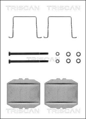 Triscan 8105 381506 - Tarvikesarja, jarrupala inparts.fi