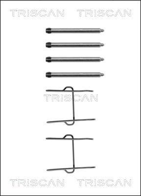 Triscan 8105 381533 - Tarvikesarja, jarrupala inparts.fi