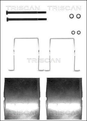 Triscan 8105 381614 - Tarvikesarja, jarrupala inparts.fi