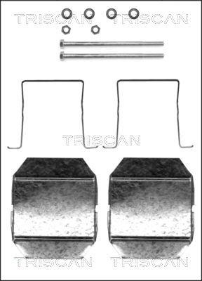 Triscan 8105 381611 - Tarvikesarja, jarrupala inparts.fi