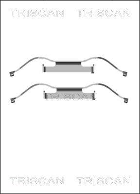 Triscan 8105 291608 - Tarvikesarja, jarrupala inparts.fi