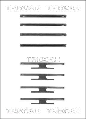 Triscan 8105 241512 - Tarvikesarja, jarrupala inparts.fi