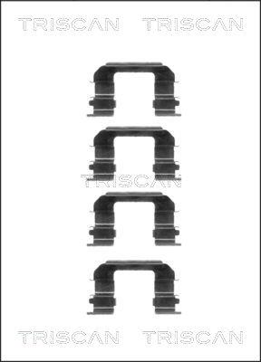 Triscan 8105 241604 - Tarvikesarja, jarrupala inparts.fi