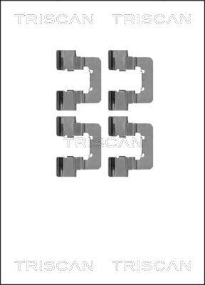Triscan 8105 241611 - Tarvikesarja, jarrupala inparts.fi