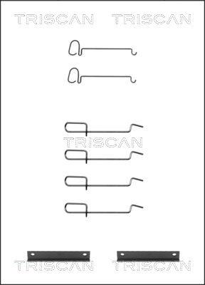 Triscan 8105 251527 - Tarvikesarja, jarrupala inparts.fi