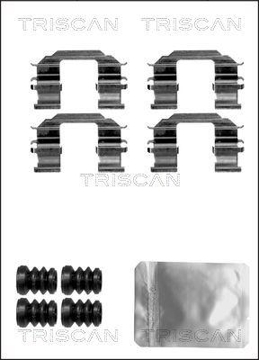 Triscan 8105 211870 - Tarvikesarja, jarrupala inparts.fi