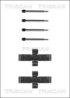 Triscan 8105 231445 - Tarvikesarja, jarrupala inparts.fi