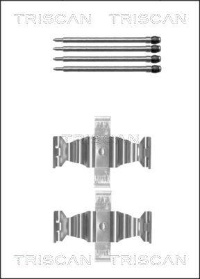 Triscan 8105 231595 - Tarvikesarja, jarrupala inparts.fi