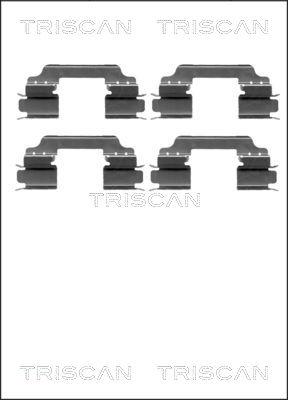 Triscan 8105 231596 - Tarvikesarja, jarrupala inparts.fi