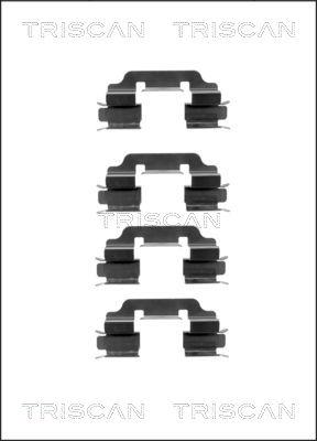 Triscan 8105 231590 - Tarvikesarja, jarrupala inparts.fi