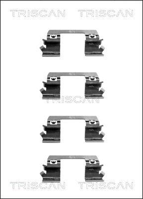 Triscan 8105 231585 - Tarvikesarja, jarrupala inparts.fi